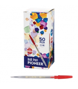 Pero kuličkové jednorázové PIONEER červené