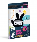 Blok s magnetem SPY notes černý