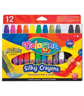 Voskovky Colorino Silky 12 barev