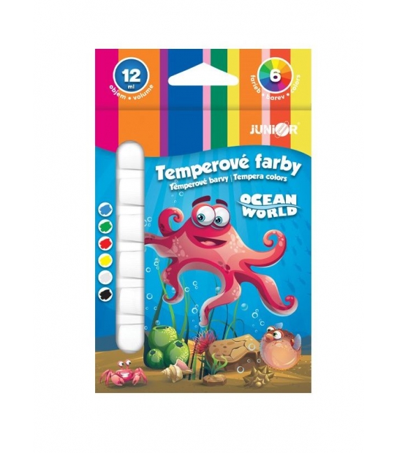 Tempery 6 odstínů Ocean World