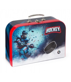 Kufřík dětský na malířské potřeby 34cm Hokej 2025