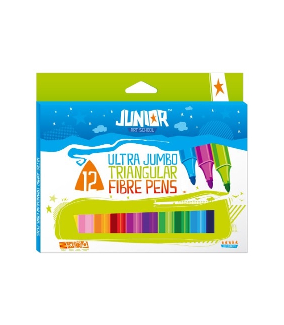 Popisovač JUNIOR Jumbo 12 barev