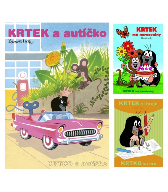 Omalovánky A4 Krtek mix