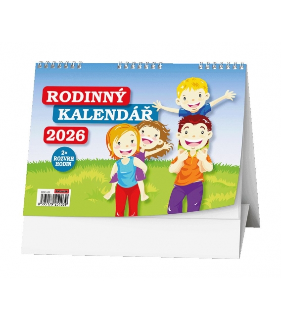 Kalendář stolní Rodinný 2025
