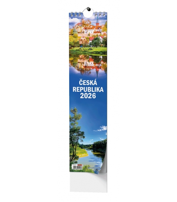 Kalendář nástěnný Kravata - Česká republika 2026