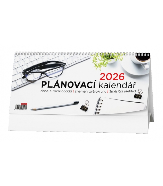Kalendář stolní Plánovací daňový 2026
