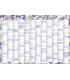 Kalendář nástěnný roční 600x420mm Levandule 2026