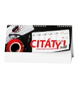 Stolní kalendář - Citáty I. 2026