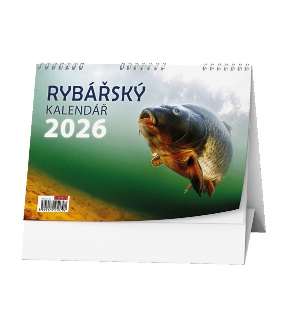 Kalendář stolní Rybářský 2025 BSC6-26