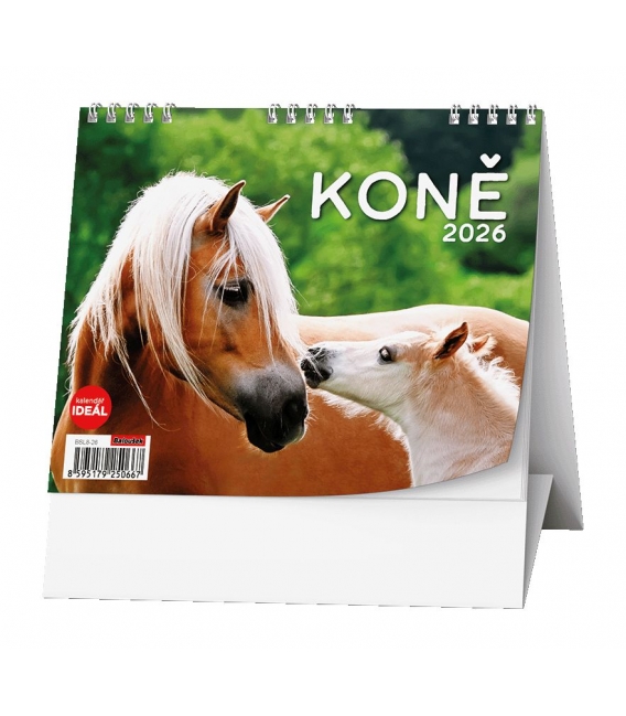 Stolní kalendář - IDEÁL - Koně 2026