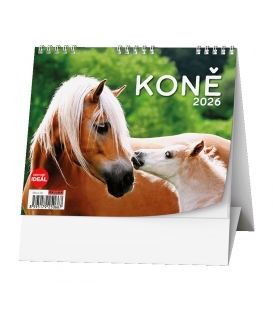 Stolní kalendář - IDEÁL - Koně 2026