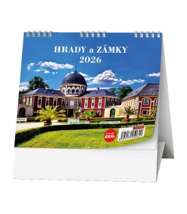 Kalendář stolní Ideál - Hrady a zámky 2026