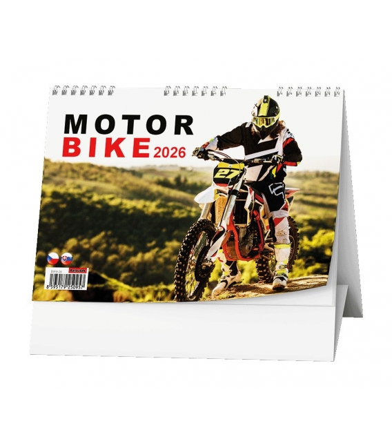 Kalendář stolní - Motorbike 2026