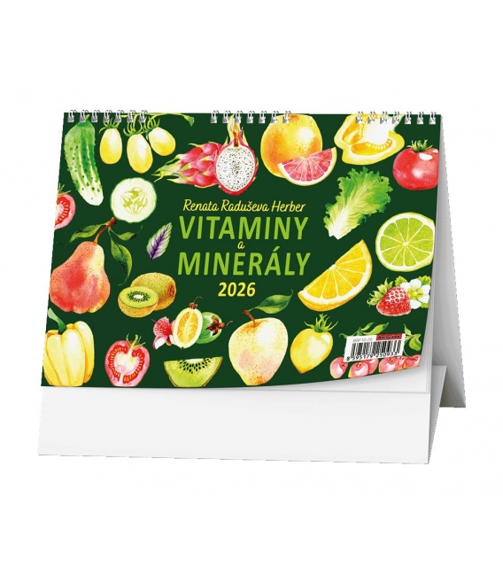 Kalendář stolní Vitamíny a minerály Renaty Herber 2026