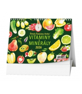 Kalendář stolní Vitamíny a minerály Renaty Herber 2026