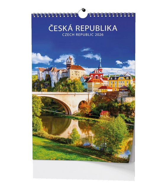 Kalendář nástěnný Česká republika 2026