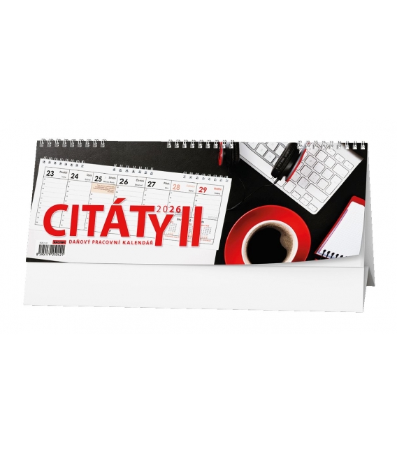 Kalendář stolní Citáty II. 2026