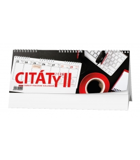 Kalendář stolní Citáty II. 2026