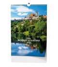 Kalendář nástěnný Krásy Moravy a Slezska 2026