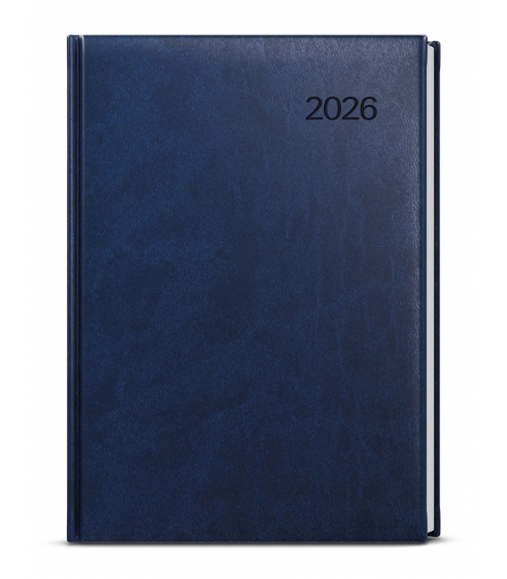 Záznamník týdenní Oskar vivella A5 modrý 2026