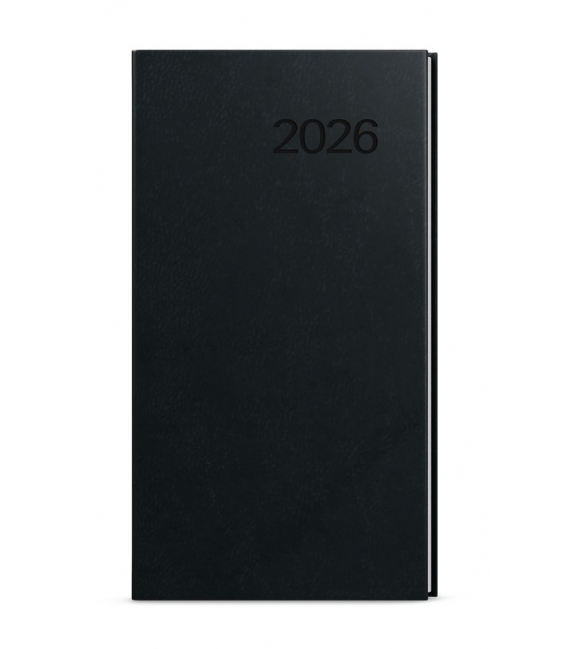 Záznamník týdenní Jakub vivella černý 2026