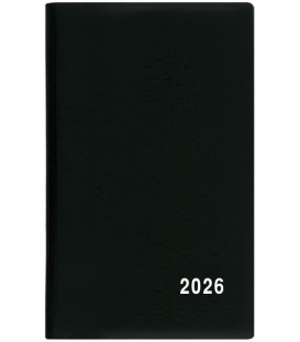 Záznamník týdenní Alois PVC černý 2026