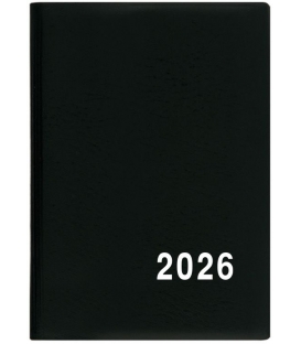 Záznamník týdenní Hynek PVC černý 2026