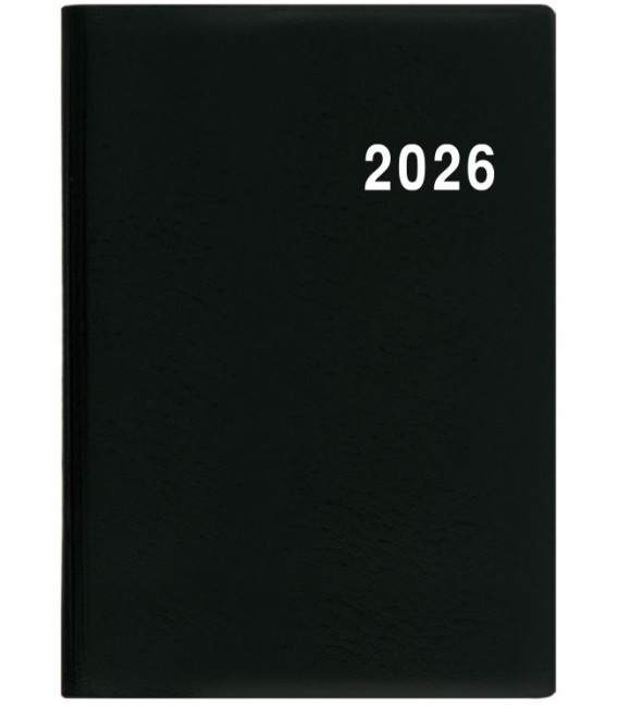 Záznamník týdenní Ladislav PVC černý 2026