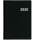 Záznamník týdenní Ladislav PVC černý 2026