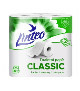 Papír toaletní Linteo Satin 2 vrstvý 4role