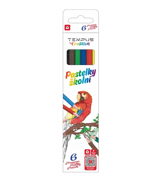 Pastelky Tempus trojhranné 6ks