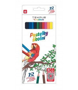 Pastelky Tempus trojhranné 12ks