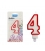Svíčka dortová LUMA - číslo "4"