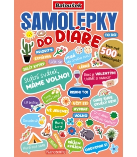Knížka samolepková A5 Samolepky do diáře