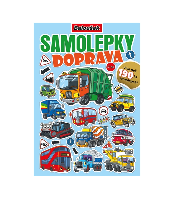 Knížka samolepková A5 Doprava