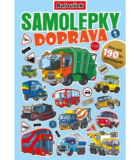Knížka samolepková A5 Doprava