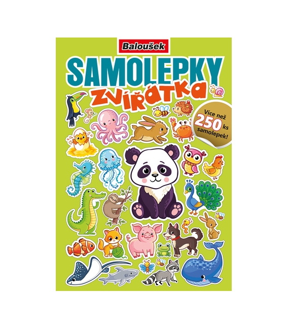 Knížka samolepková A5 Zvířátka