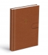 Záznamník denní D801 PU brown s magnetem 2026
