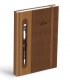 Záznamník denní D801 PU brown/dark brown 2026