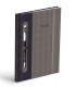 Záznamník týdenní T805 PU dark blue/gray 2026