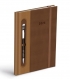 Záznamník týdenní T805 PU brown/dark brown 2026
