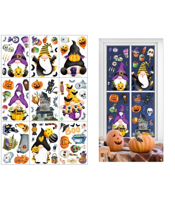 Fólie adhezní na okno Halloween 20x30cm