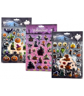 Samolepky plastické 16x19xm Halloween