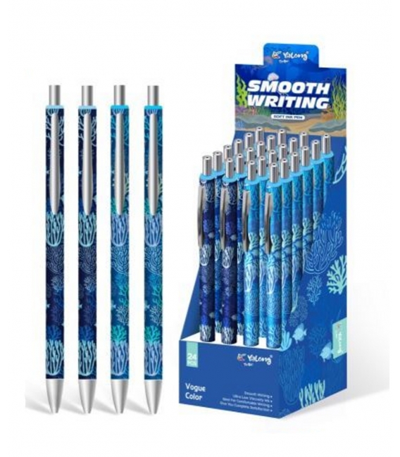 Pero kuličkové Vogue color modré