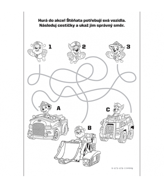 Třpytivé vyškrabávací obrázky Tlapková patrola