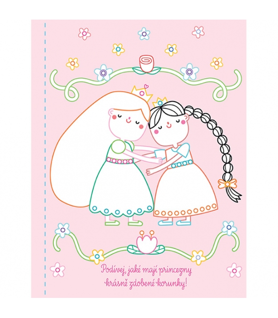 Omalovánky s kamínky Víly a princezny