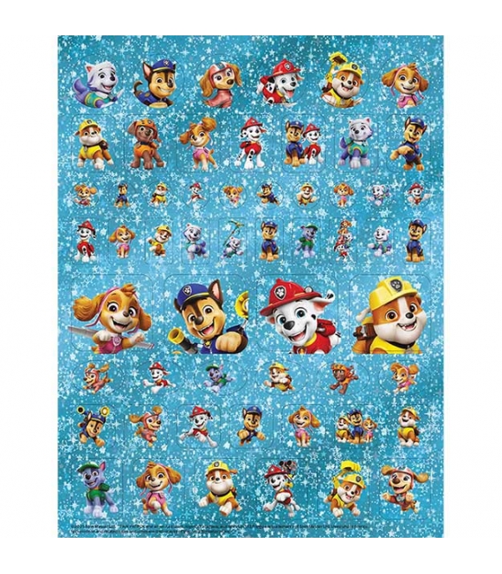 100 metalických samolepek s omalovánkovými listy Tlapková patrola