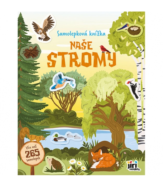 Knížka samolepková Naše stromy