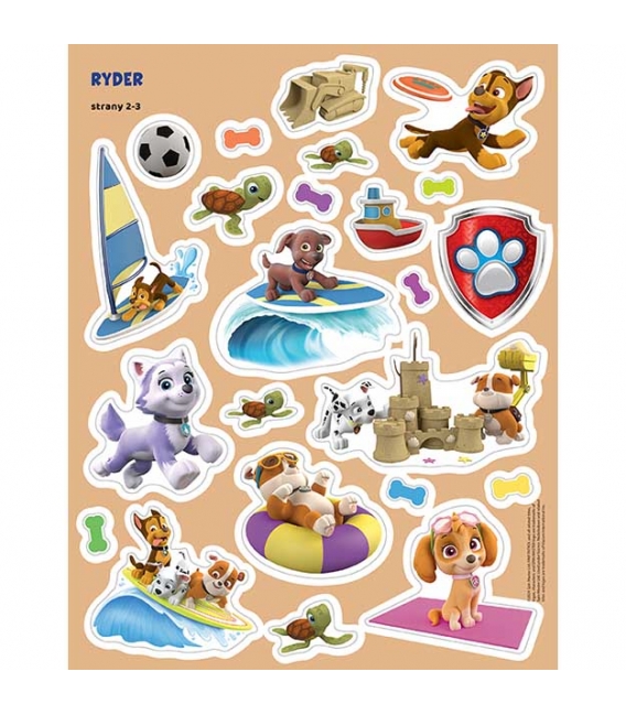 Knížka samolepková Tlapková patrola 2