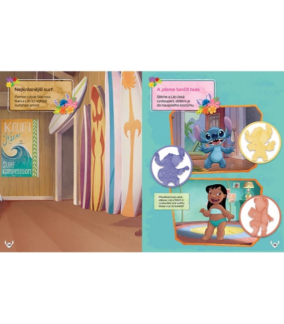 Knížka samolepková Lilo & Stitch